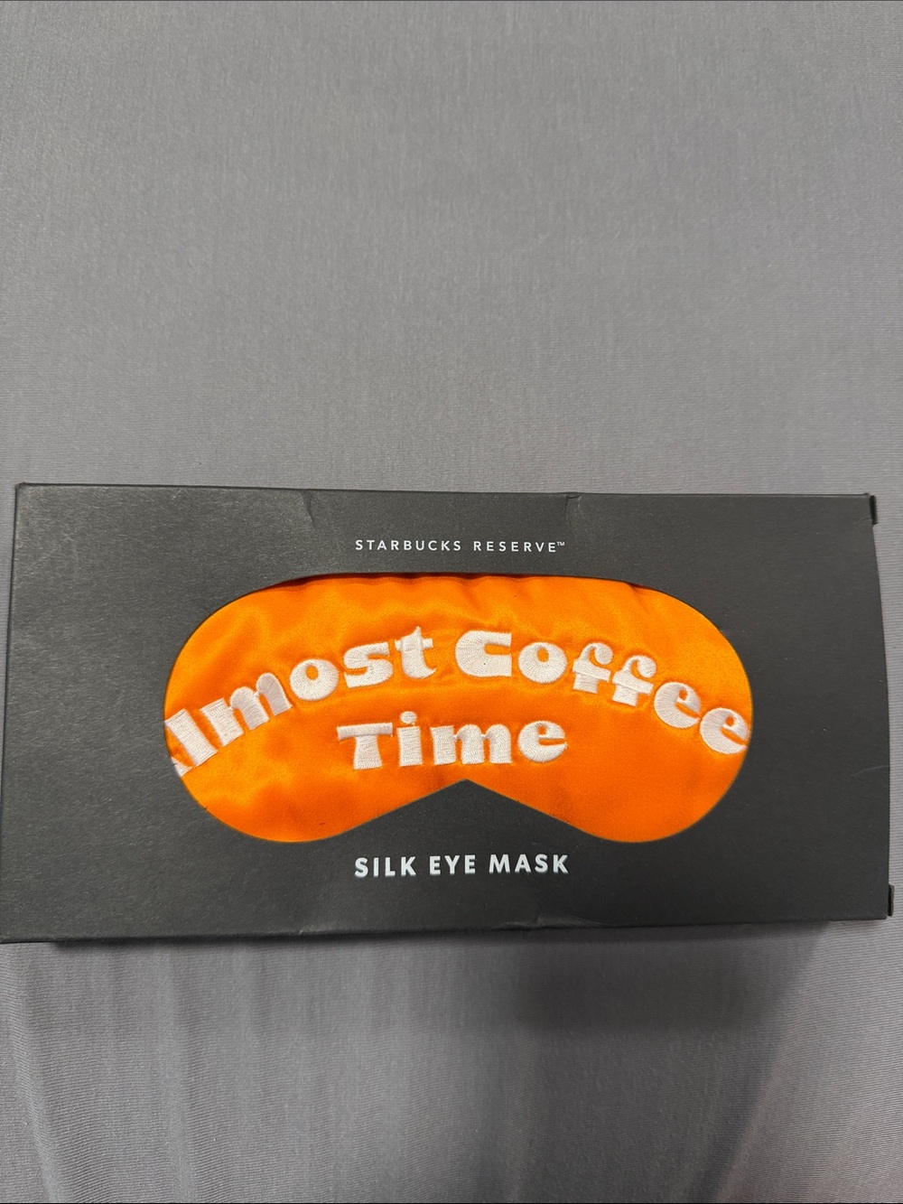 Starbucks Reserve Almost Coffee Time Silk Eye Mask/ Sleep Masks New In Box